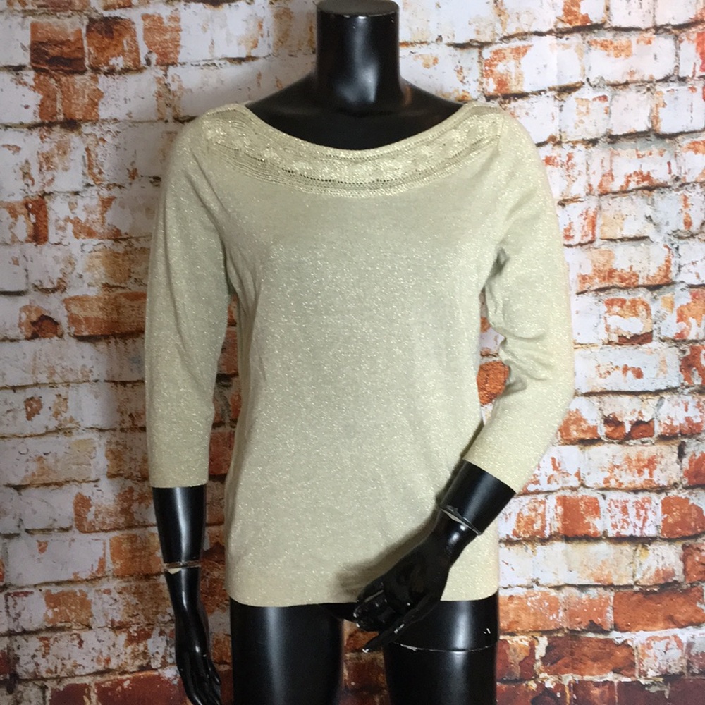 Worthington Gold Ore Lurex Sweater